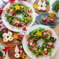 毎年恒例クリスマスリースサラダ　～オートミールのPR～