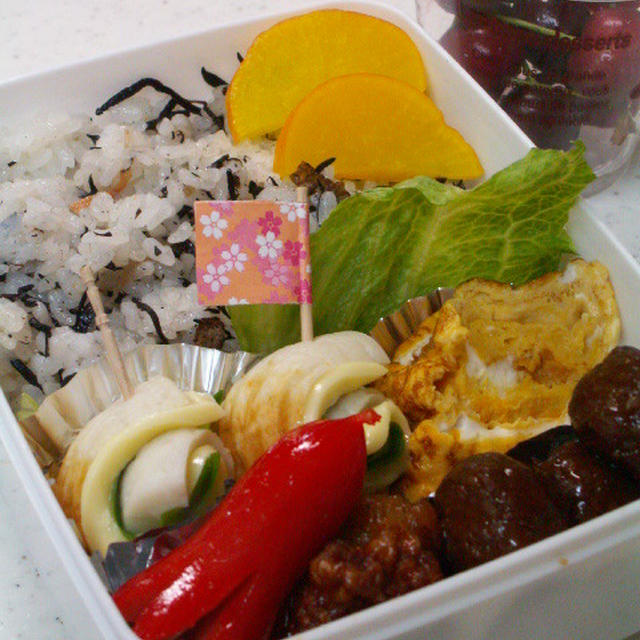 パパのお弁当♪＆小学生ひじきご飯遠足弁当♪