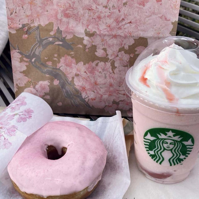 スタバの春♪