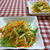 千切り野菜と春雨の三色炒め