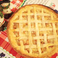 【お菓子】パイシートを使って♪簡単カスタードアップルパイのレシピ