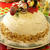 苺のレアチーズドームケーキ〜X'masバージョン
