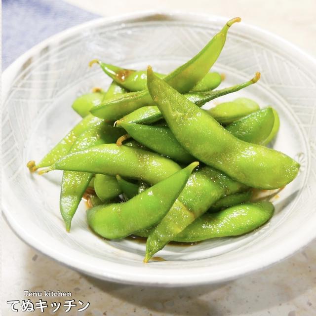 たった３分でできる！冷凍枝豆で超簡単おつまみ！これお酒がめっちゃ進む！『めんつゆ枝豆』の作り方