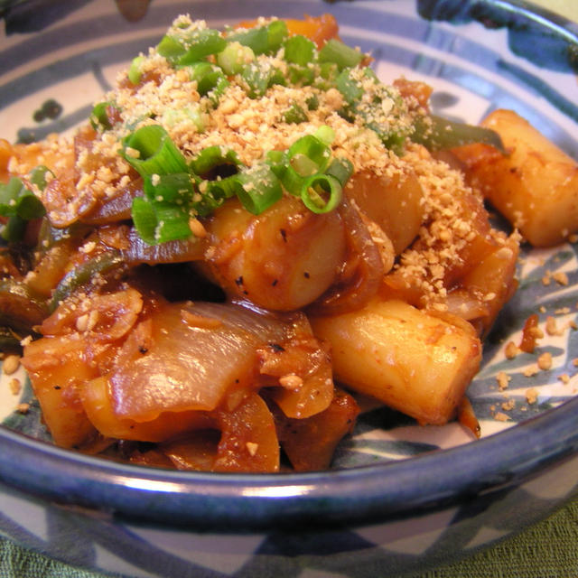 野菜タップリ！味噌トッポギ