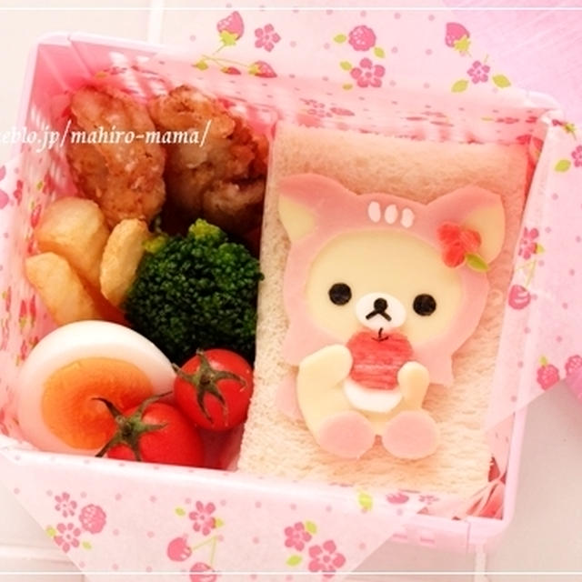 子鹿の着ぐるみコリラックマ＊キャラ弁
