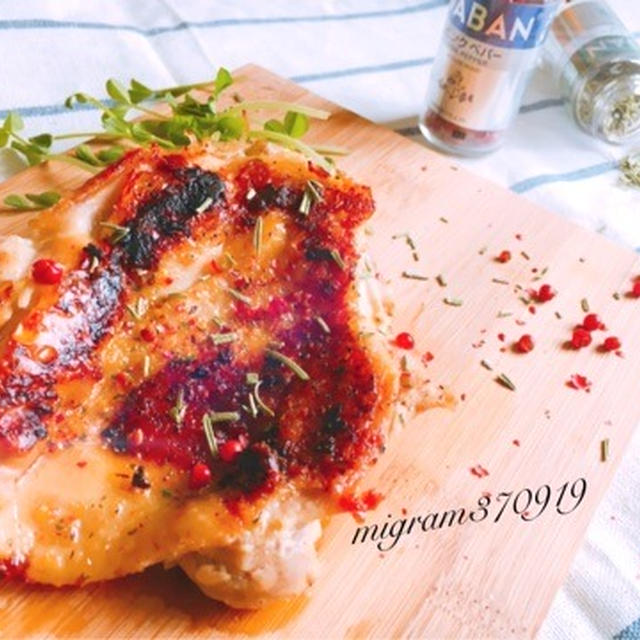 簡単チキンソテー✨