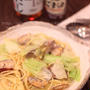 昼カフェ☆あさりとキャベツの塩バタースープパスタ(レシピ）
