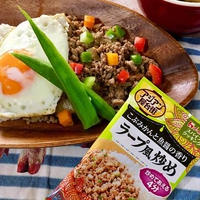 +*ラープ風夏野菜炒めプレート+*