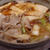 小鍋立てで肉豆腐。