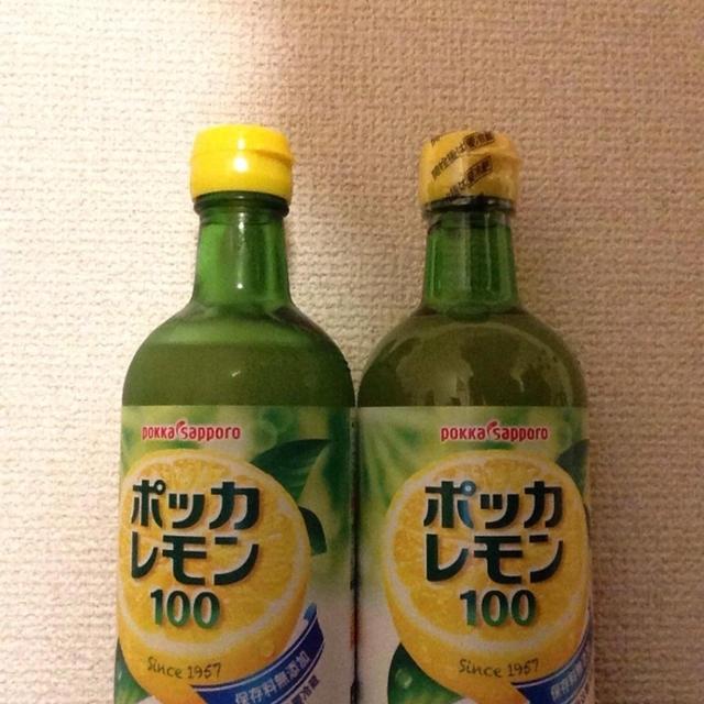ポッカレモン100で(*^^*)ハチミツレモンで風邪予防