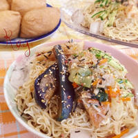 アレンジ冷やし中華を楽しもう♡エビ玉冷やし中華