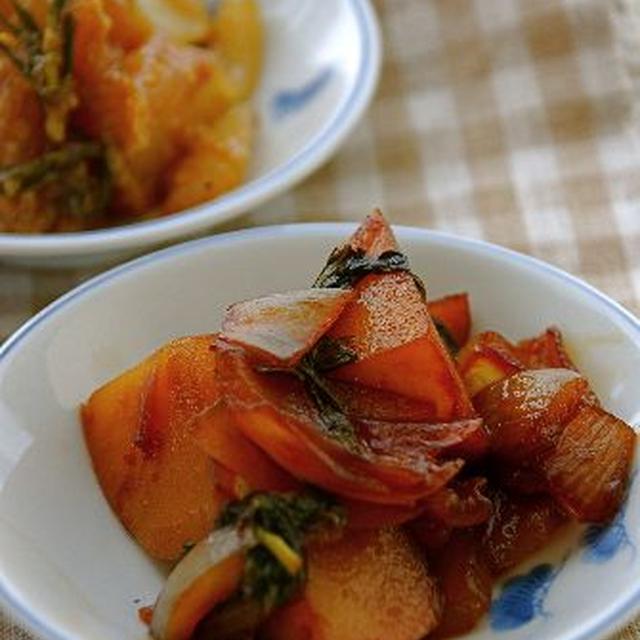 バジル風味の肉なし肉じゃが