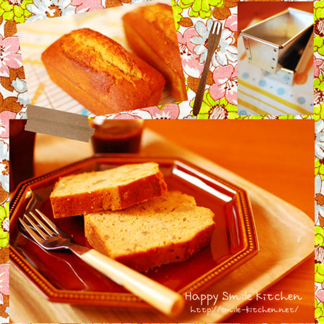 キャラメルとくるみのバターケーキ♪