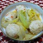 鶏団子と白菜の味噌煮☆