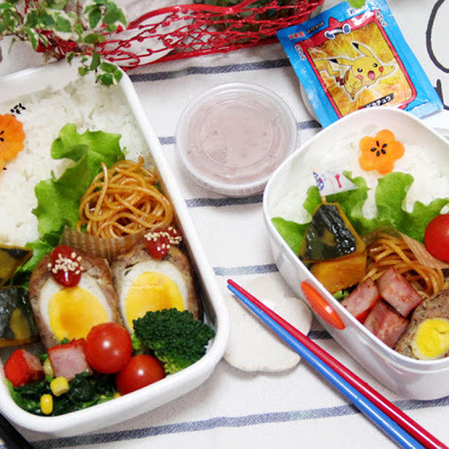 【親子弁】スコッチエッグ弁当～Scotch egg bento～