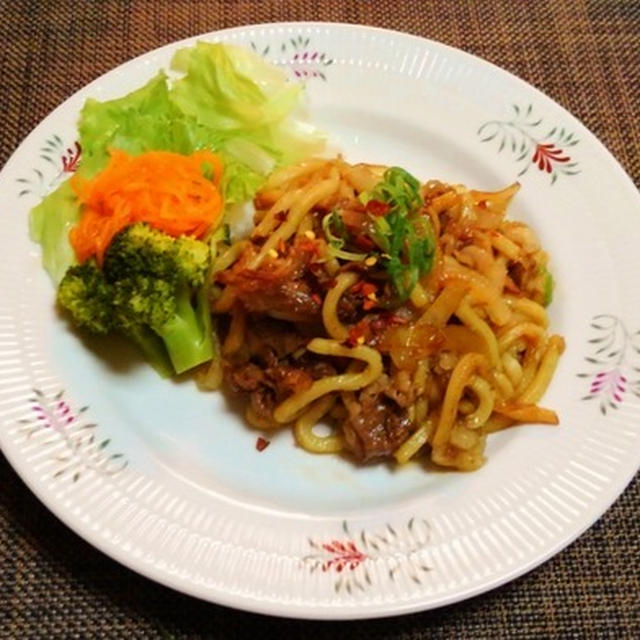 抜けた日々ごはんのおかずたち（笑）～焼きうどん～