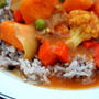 Sweet Potato and Cauliflower Curryスイートポテトとカリフラワーのカレー
