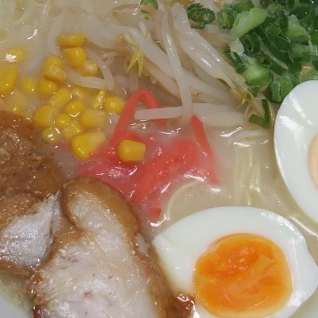 手作りチャーシューのチャルメラバリカタ麺