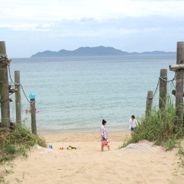 海水浴に行ってきました。　白石浜海水浴場
