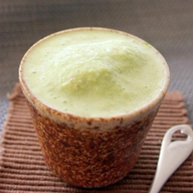 熱中症対策？抹茶と梅のフローズンアイスティー