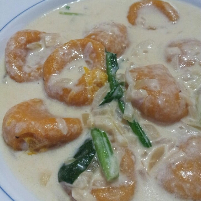 朝食！かぼちゃのニョッキ