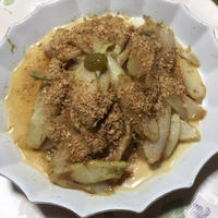 柚子こしょう風味のうどのきんぴら作りました♪