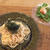 たらこパスタとホタテのサラダ