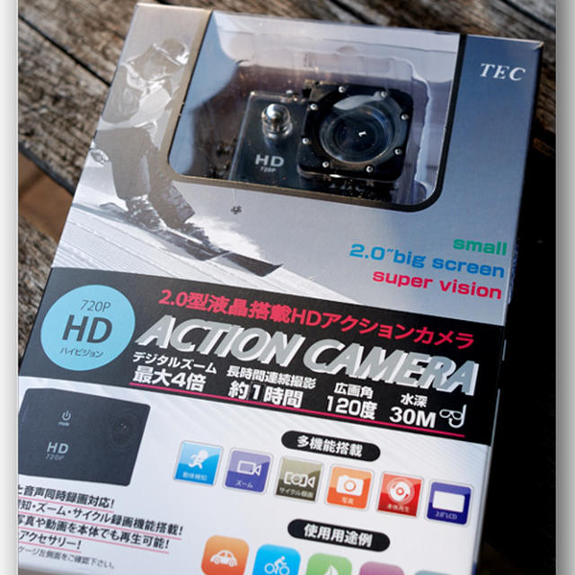 New おもちゃGet ♪　HDアクションカメラ TECACAMHD