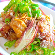 大切な人に、ぜひ♡漬け込み不要！香味野菜たっぷり♡揚げ鶏の甘酢ジンジャーまみれ《簡単★節約》