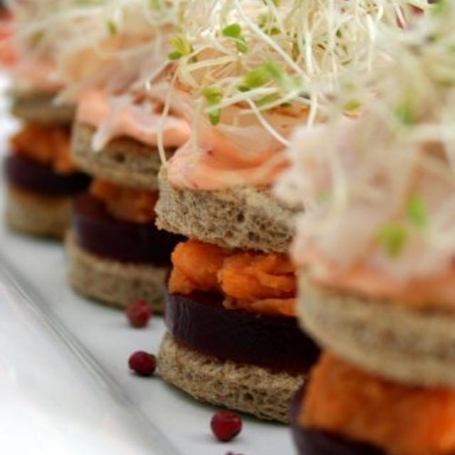 Thanksgiving Mini Sandwich感謝祭先取りミニサンドイッチ