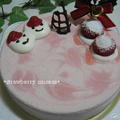 X'mas.ver苺のムースケーキ by *MUA*さん
