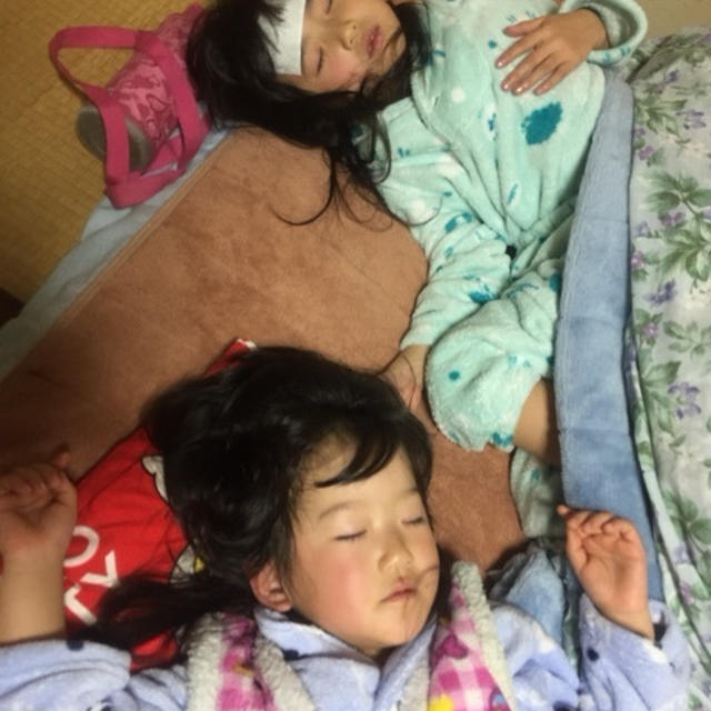 めいちゃんの寝相