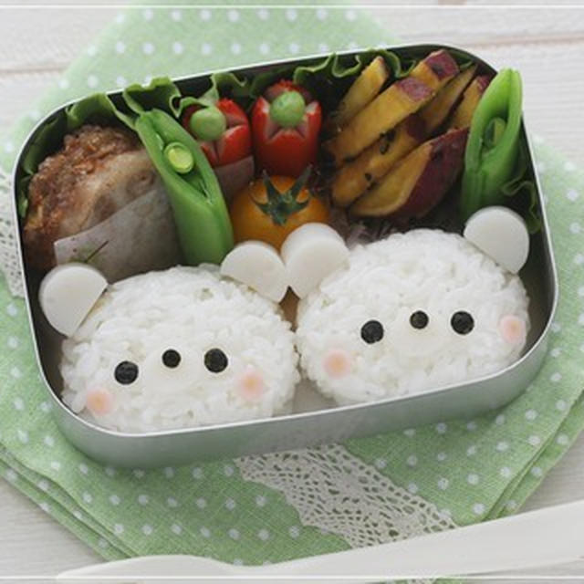 【白くまちゃんのお弁当＊キャラ弁】