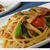 ミウラーゼとベーコンのパスタ。