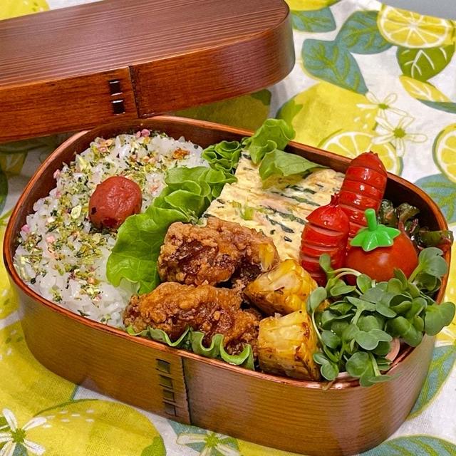 【お弁当】寝坊しても慌てない(๑ˇO)ゞ 漬け込みなしで美味しい唐揚げ