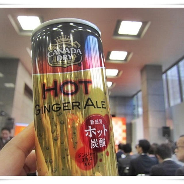 世界初♪新感覚のホット炭酸飲料☆カナダドライ ホットジンジャーエール