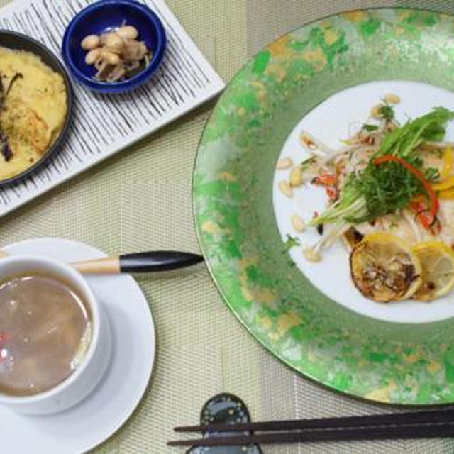 i-kitchen カジキマグロの小豆島グリーンレモン醤油ソース