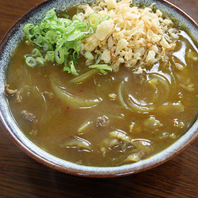 朝ごはんに「カレーうどん」