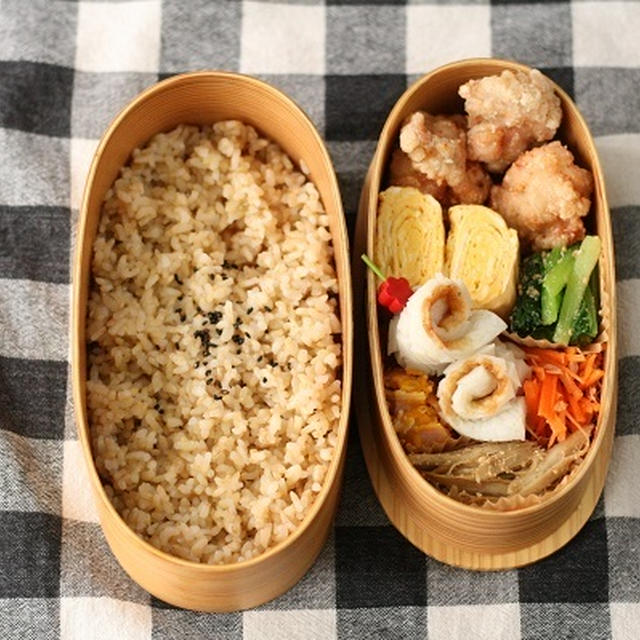 美味しい唐揚げのお弁当　～バンザイ、ゆず胡椒～