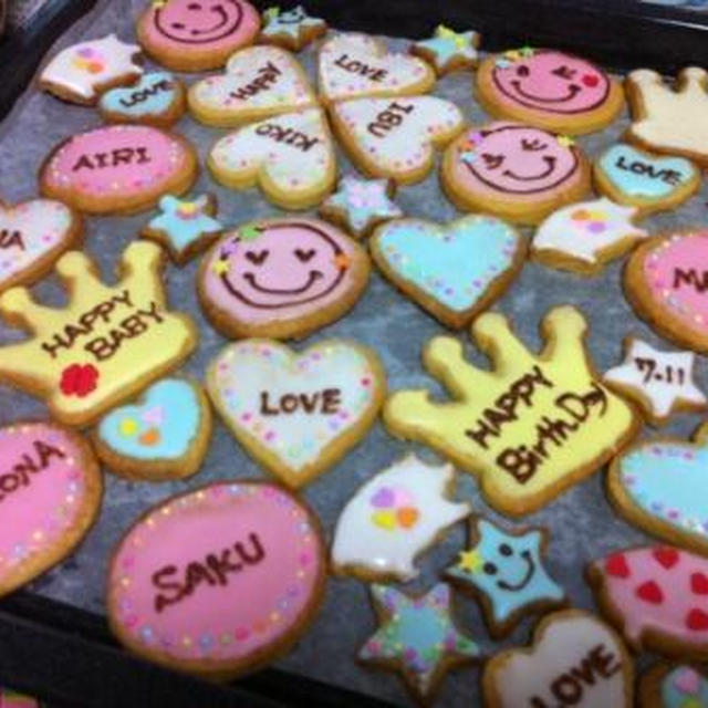 名前入りアイシングクッキー 喜ばれるデコクッキー By Manaママさん レシピブログ 料理ブログのレシピ満載