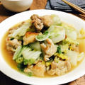 大量消費☆白菜と鶏もも肉のガーリック炒め