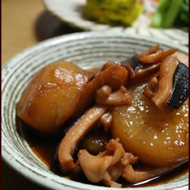 タコ頭と大根の煮物 By カルネさん レシピブログ 料理ブログのレシピ満載