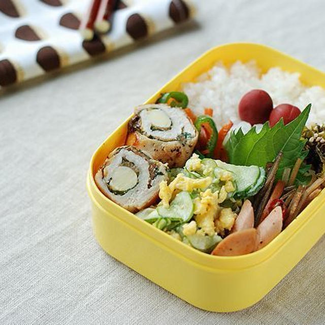 ◆ささ身のチーズ巻き弁当