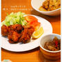 コストコクッキング*さくら鶏de唐揚げ×煮物和定食♪