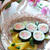 今日はありがとうの日 ミニバラのブーケ飾り巻き寿司