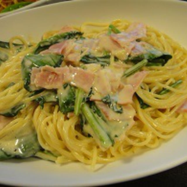 ３月３１日の夕飯　***　スパゲティ　と　ライスコロッケ　***