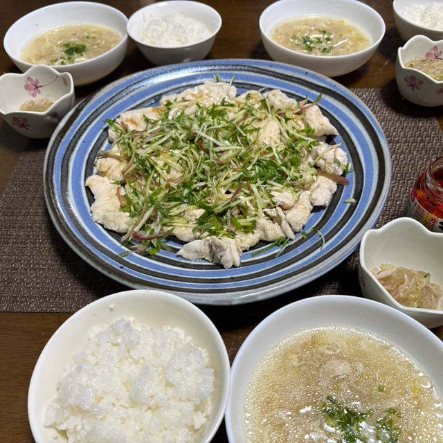 薬味（５月１３日の夕ごはん）