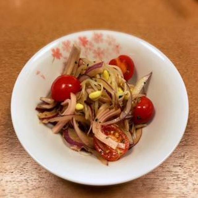 豆もやしとトマトのイタリアンパセリサラダ