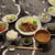 豚丼の具をメインのお皿にした夜ごはん