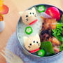 赤い首輪のネコちゃんのキャラ弁